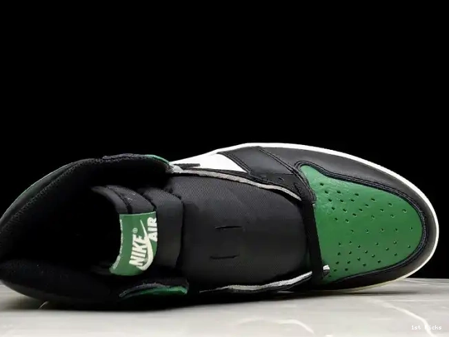 1st Kicks Air OG Green Pine High 1 Jordan NRG Sail-Black 555088-302 0507